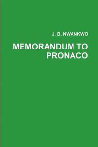 bokomslag Memorandum to Pronaco