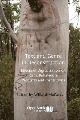 Willard McCarty, Dr McCarty, Willard, Willard Mccarty - Text and Genre in Reconstruction, Häftad