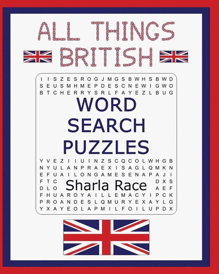 Sharla Race - All Things British Word Search Puzzles, Häftad