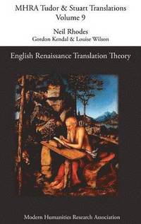 bokomslag English Renaissance Translation Theory