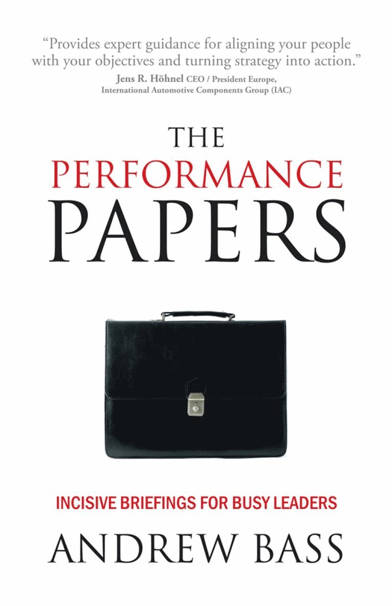 Andy Bass - Performance Papers, Inbunden