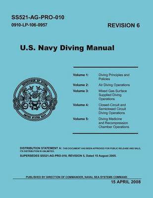 bokomslag U.S. Navy Diving Manual (Revision 6, April 2008)