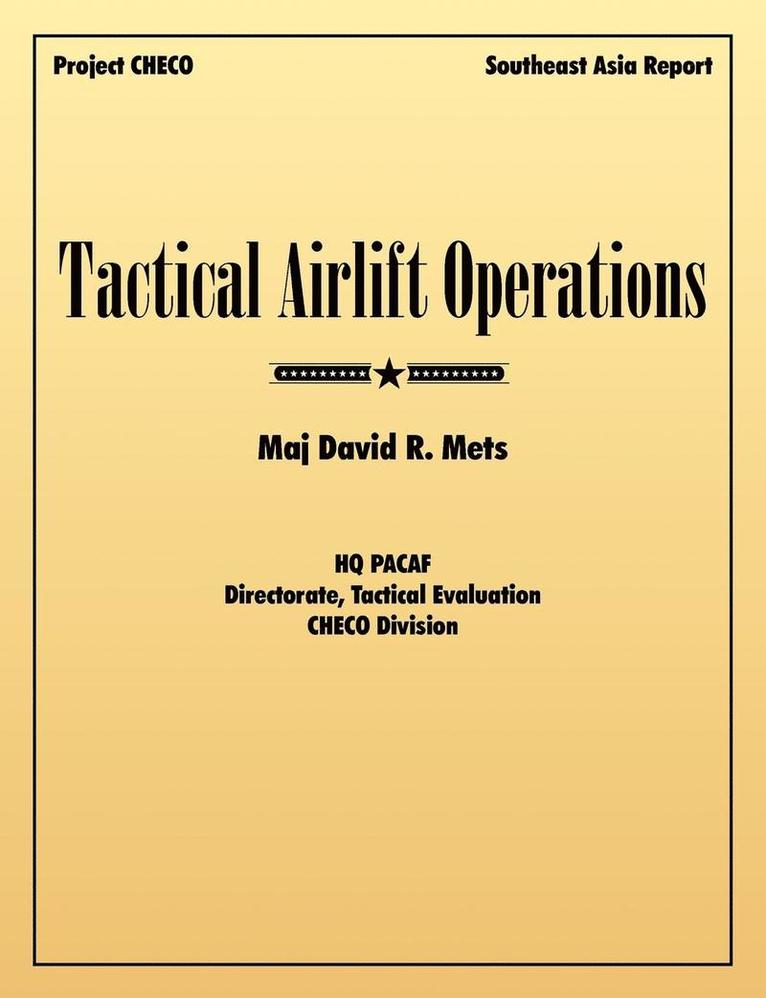 Tactical Airlift Operations