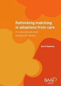 bokomslag Rethinking Matching in Adoptions from Care