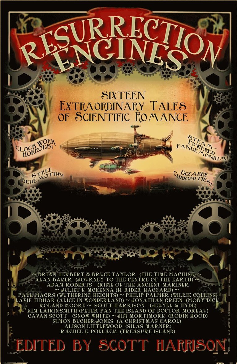Jim Mortimore, Jonathan Green, Palmer, Paul Magrs, Kim Lakin-Smith, Roland Moore, Alison Littlewood, Simon Bucher-Jones, Juliet E. McKenna, Rachel E. Pollock, Cavan Scott, Alan K Baker, Brian Herbert, Bruce Taylor, Adam Roberts, Scott Harrison - Resurrection Engines, Inbunden
