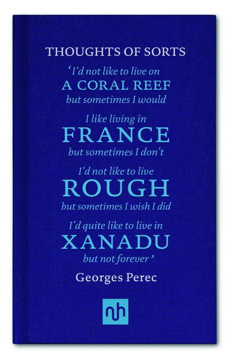Georges Perec - Thoughts of Sorts, Inbunden