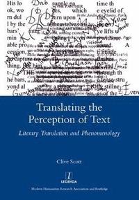 bokomslag Translating the Perception of Text