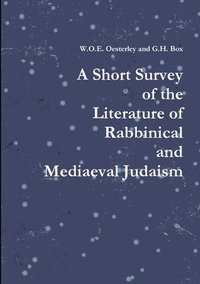 bokomslag A Short Survey of the Literature of Rabbinical and Mediaeval Judaism