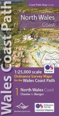 bokomslag North Wales Coast Path Map