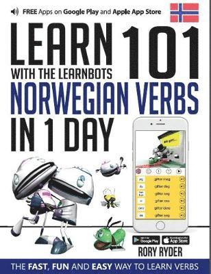 Rory Ryder - Learn 101 Norwegian Verbs In 1 Day, Häftad