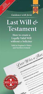 bokomslag Last Will & Testament Form Pack