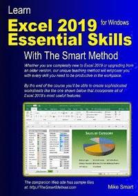 bokomslag Learn Excel 2019 Essential Skills with The Smart Method