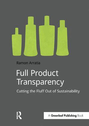 Ramon Arratia - Full Product Transparency, Häftad