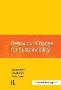 bokomslag Behaviour Change for Sustainability