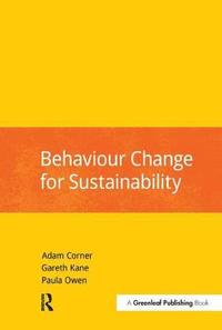 bokomslag Behaviour Change for Sustainability