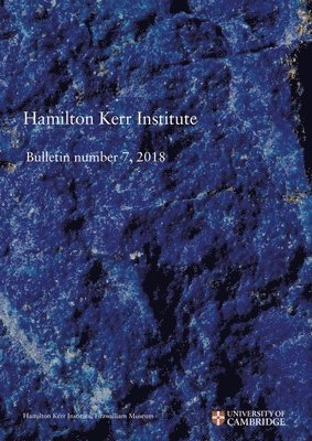 Lucy Wrapson, Adele Wright - Hamilton Kerr Institute Bulletin number 7, 2018, Häftad