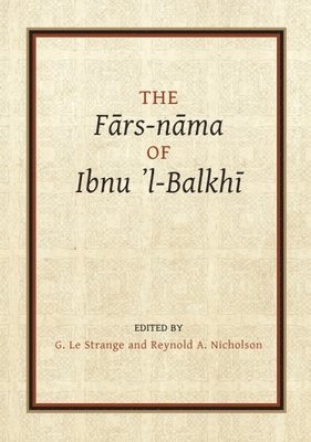 bokomslag Frs-nma of Ibnu l-Balkh