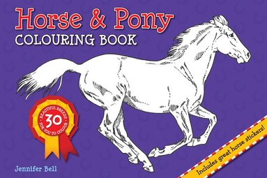 bokomslag Horse and Pony Colouring Book