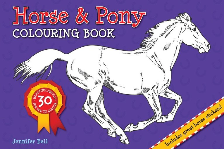 Jennifer Bell - Horse and Pony Colouring Book, Häftad
