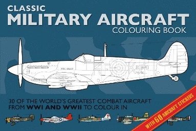 bokomslag Military Aircraft Colouring Book