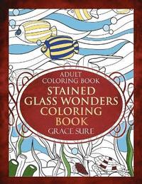 bokomslag Stained Glass Wonders Coloring Book
