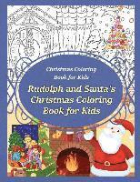 bokomslag Christmas Coloring Book for Kids Rudolph and Santa's Christmas Coloring Book for kids