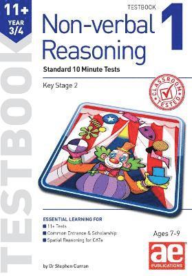 11+ Non-verbal Reasoning Year 3/4 Testbook 1 1