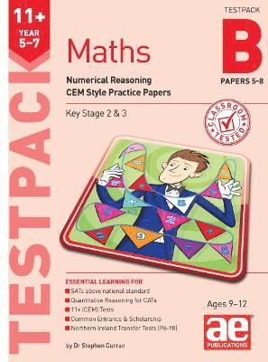 Stephen C. Curran, Katrina MacKay, Nell Bond - Curran, S: 11+ Maths Year 5-7 Testpack B Papers 5-8, Häftad