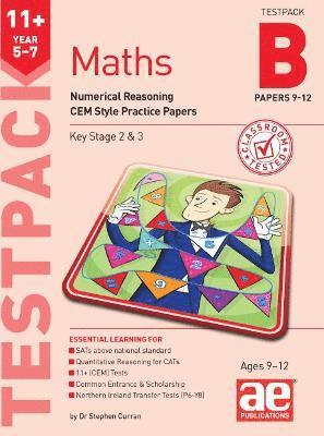 Stephen C. Curran, Katrina MacKay, Nell Bond - Curran, S: 11+ Maths Year 5-7 Testpack B Papers 9-12, Häftad