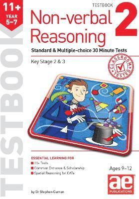 bokomslag 11+ Non-verbal Reasoning Year 5-7 Testbook 2