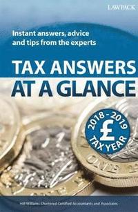 bokomslag Tax Answers at a Glance 2018/19