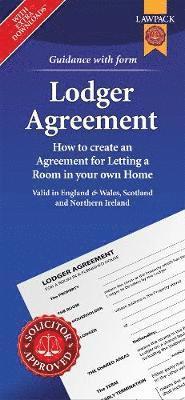 Lodger Agreement Form Pack, Häftad