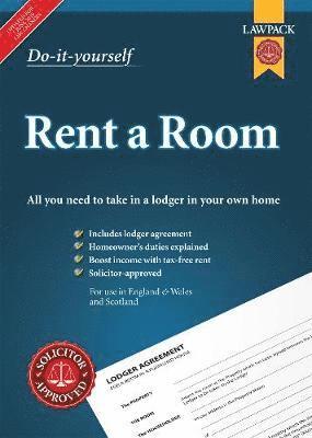 Anthony Gold Solicitors - Rent a Room Lawpack, Häftad