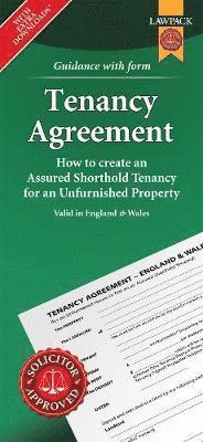 bokomslag Unfurnished Tenancy Agreement Form Pack