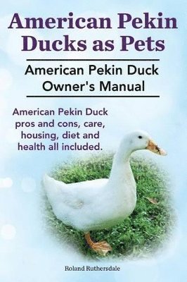 Pekin Ducks as Pets. American Pekin Duck Owner's Manual. American Pekin Duck pros and cons, care, housing, diet and health all included. 1