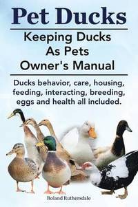 bokomslag Pet Ducks. Keeping Ducks as Pets Owner's Manual. Ducks Behavior, Care, Housing, Feeding, Interacting, Breeding, Eggs and Health All Included.