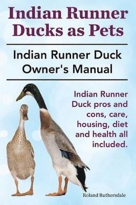 bokomslag Indian Runner Ducks as Pets. Indian Runner Duck pros and cons, care, housing, diet and health all included.