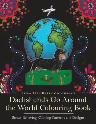 Dachshunds Go Around the World Colouring Book 1