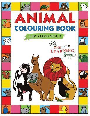 bokomslag Animal Colouring Book for Kids with The Learning Bugs Vol.2