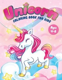 bokomslag Unicorn Coloring Book for Kids Ages 4-8