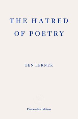 bokomslag The Hatred of Poetry