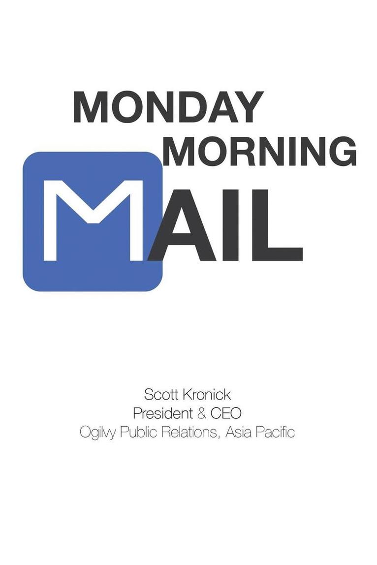 Scott Kronick - Monday Morning Mail, Häftad