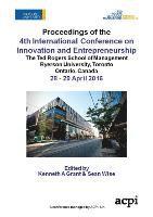 bokomslag ICIE 2016 - Proceedings of The 4th International Conference on Innovation and Entrepreneurship