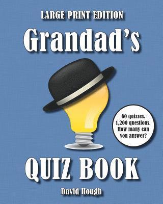 David Hough - Grandad's Quiz Book (LARGE PRINT EDITION), Häftad