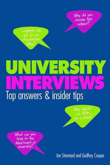 bokomslag University Interviews