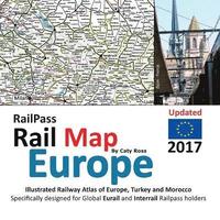 bokomslag Railpass Railmap Europe 2017