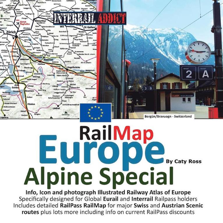 Rail Map Europe - Alpine Special 1