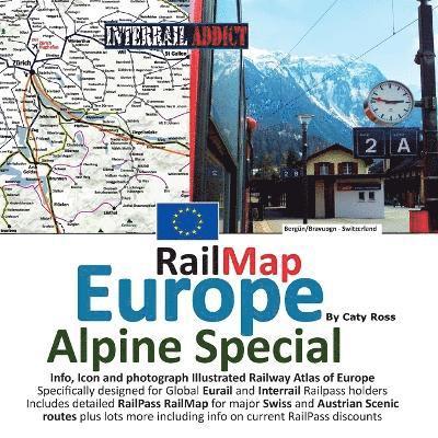 Rail Map Europe - Alpine Special 1