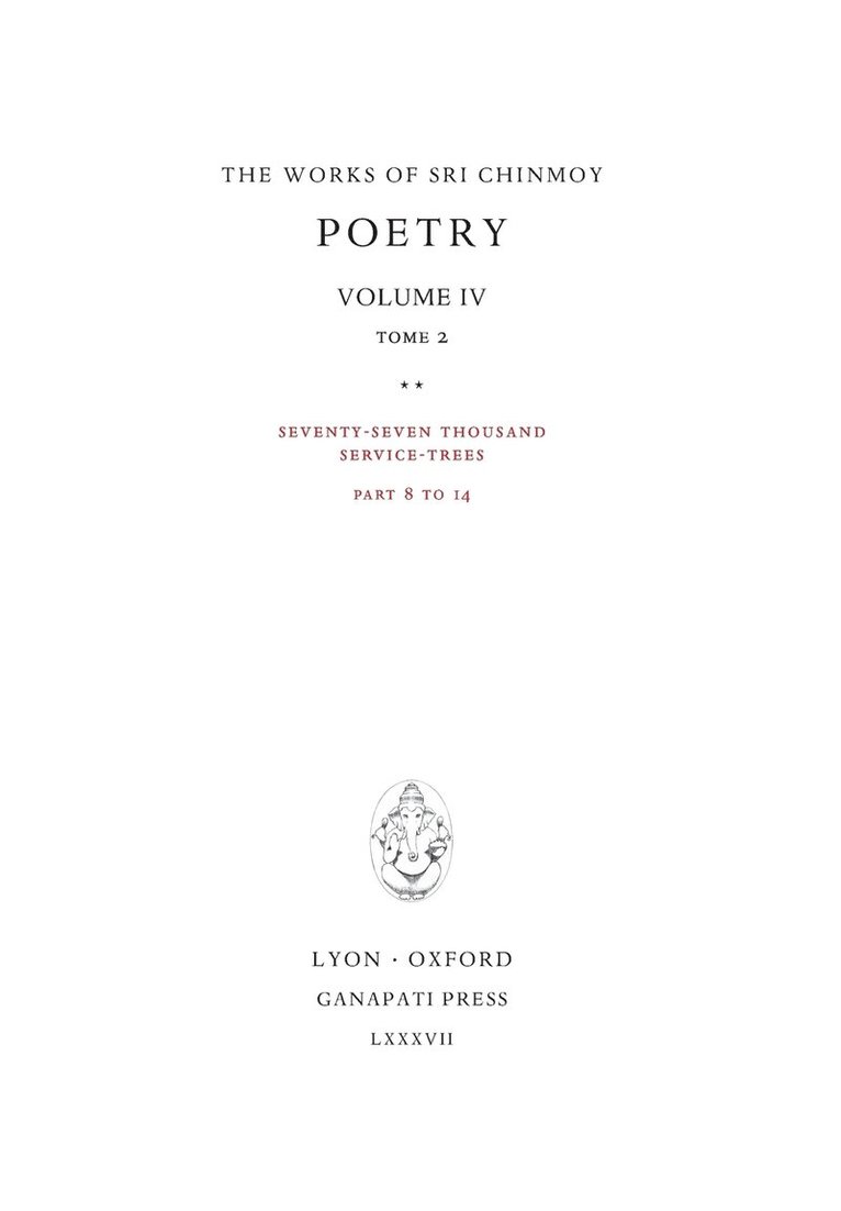 Poetry IV, tome 2 1