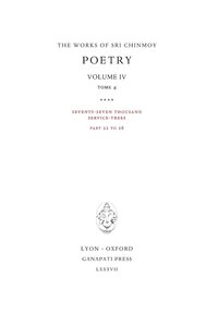 bokomslag Poetry IV, tome 4